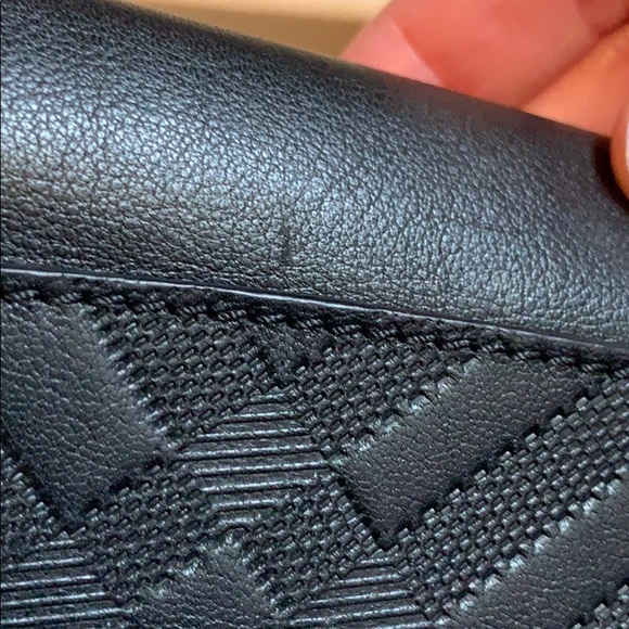 Burberry Embossed Check Porter Continental Wallet - Picture 3 of 4